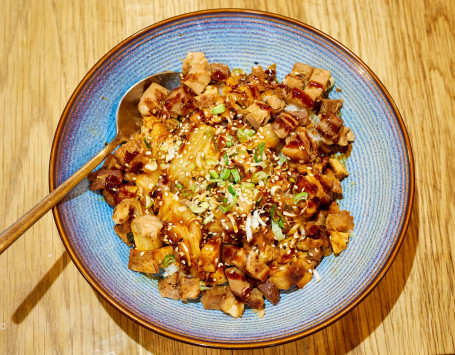 Kimchi Char Siu (Pork Belly) with Rice