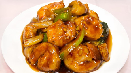 109. Shrimp With Garlic Sauce Yú Xiāng Xiā