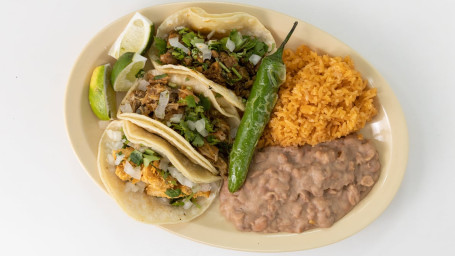 Taco Plate (Corn Tortilla)