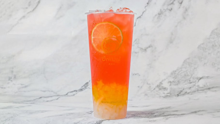 Lychee Peach Infusion With Lychee Mango Jelly