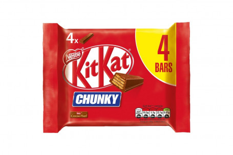 Kit Kat Barra De Chocolate Ao Leite Chunky Multipack 40G Pacote Com 4