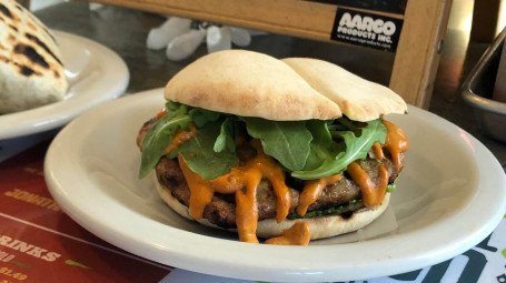 Burger (Kale ,Avocado Chipotle Tahini) (1)