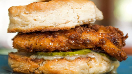 Maple-Glazed Chicken Biscuit