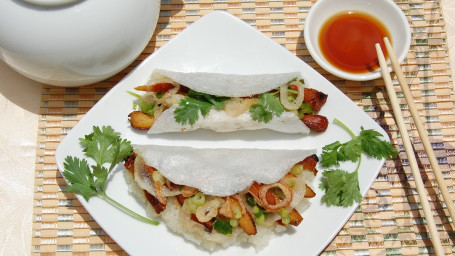 A18. Chicken Wraps Xoi Ga