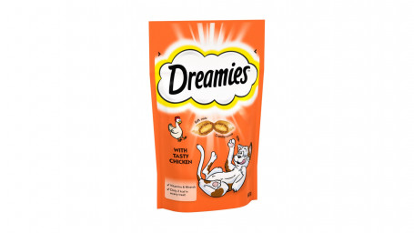 Petiscos Dreamies Para Gatos Com Frango 60G