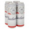 Latas de cerveja Budweiser Lager 4 x 568 ml