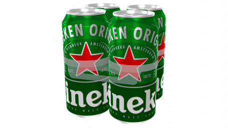 Cerveja Heineken Lager 4 Latas De 440 Ml
