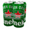 Cerveja Heineken Lager 4 latas de 440 ml