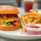 All-Star Burger With Fries