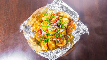 D4. Fish Fillet With Sizzling Rice Guō Bā Yú Piàn