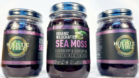 Elderberry And Soursop Sea Moss Gel Trio