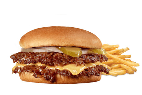 Original Double Steakburger With Cheese And Fries