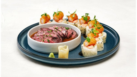 Steak Crispy Shrimp Roll (7 Oz Filet)