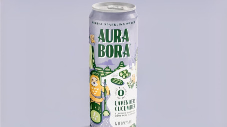 Aura Bora Lavender Cucumber Sparkling Water