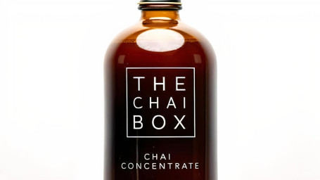 The Chai Box Chai Concentrate 16 Oz Glass Bottle