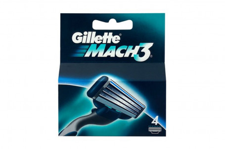 Gillette Mach3 4 Cartridges 4 Pack