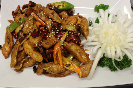 Deep Fried Pork Intestines Gàn Biān Féi Cháng