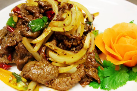 Quick Fried Sliced Mutton With Scallions Cōng Bào Yáng Ròu