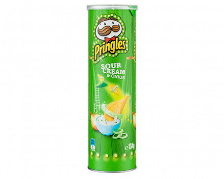 Pringles Chips Sour Cream E Cebola 134G