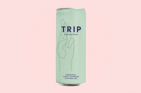 Trip Cbd Sparkling Lemon Basil