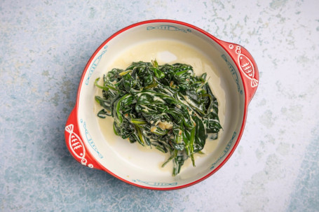 Creamy Spinach Jì Lián Bō Cài