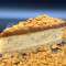 Luxury Vanilla Cheesecake Slice With Lotus Biscoff