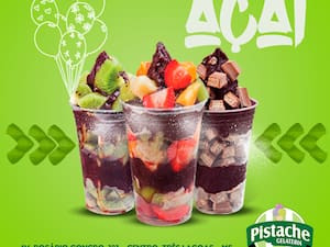 Açaí Copo 700Ml 4 Complementos 2 Sabores De Açaí