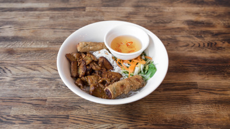 Vermicelli Spring Rolls Grilled Pork