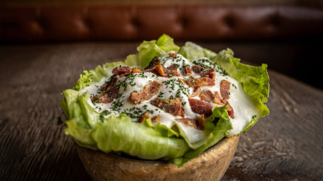 Iceberg Wedge Blue Cheese, Crispy Bacon