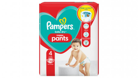 Pacote De Calças Secas Para Bebê Pampers Tamanho 4 Maxi 22S