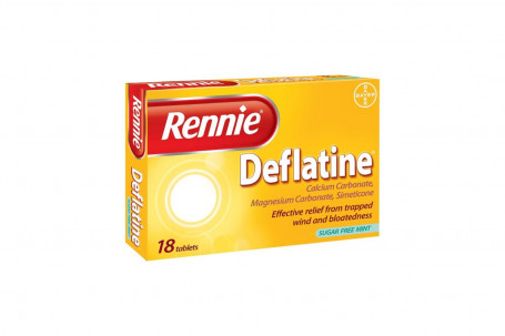 Rennie Deflatine S/F Mint 18 Tabs