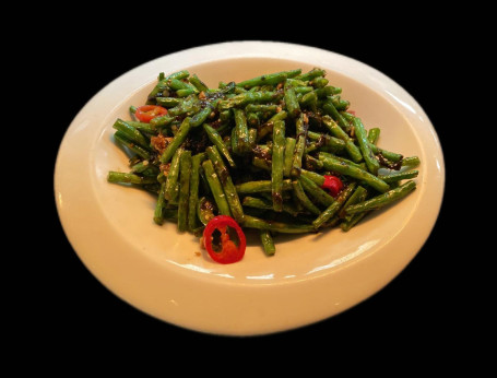 Gàn Biān Sì Jì Dòu Green Beans With Minced Pork Chilli