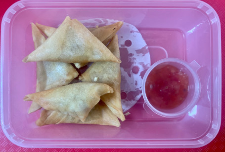 Satay Samosa (6) (W, E, M, Se, V) Shā Diē Kā Lī Jiǎo