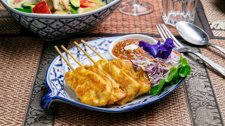 Chicken Satays (4 Sticks)