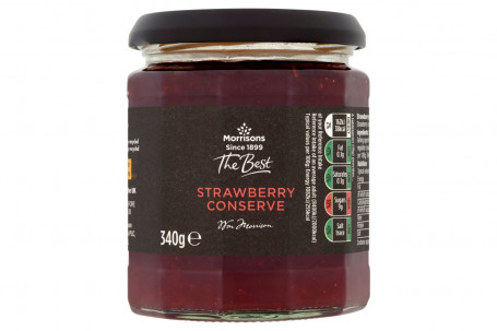 Morrisons The Best Strawberry Conserva Jam 340G