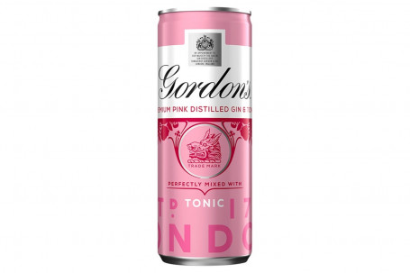 Gin Tônica Gordons Premium Pink 250Ml