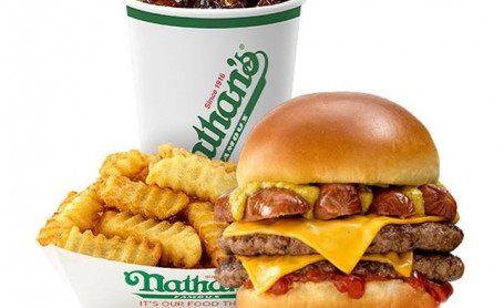 Large Nathan's Signature Burger Meal