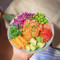 Spicy Pirikara Mayo Salmon Rice Poke Bowl