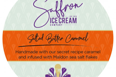 Saffron Handmade Ice Cream Salted Butter Caramel 400Ml