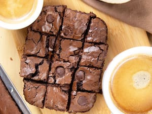 Brownie Chocolate Quente