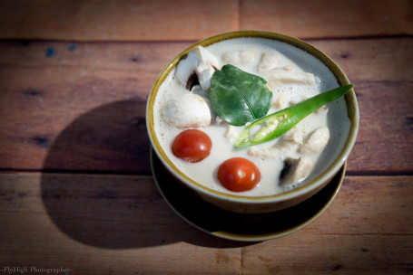 Tom Kha (Coconut Soup) With Seafood