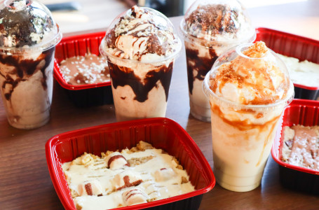 Any Four Cookie Dough (From Our Full Range) With Four Medium Milkshakes
