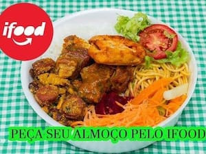 Marmitex Inteira Simples:arroz, Feijão Inteiro , Farofa, Frango