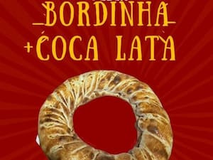 Bordinha De Calabresa Com Catupiry 1 Coca Lata