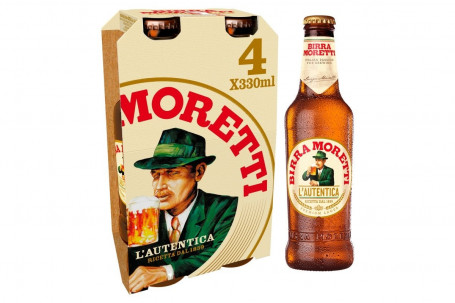 Cerveja Birra Moretti Lager 4X330Ml