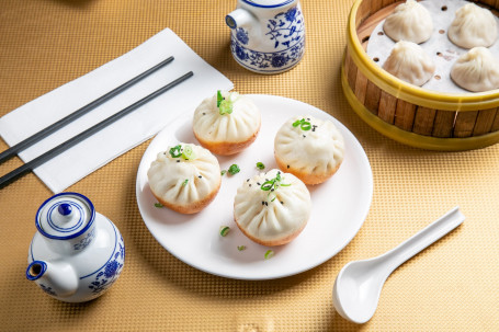 Pan Fried Pork Buns (4 Pieces)