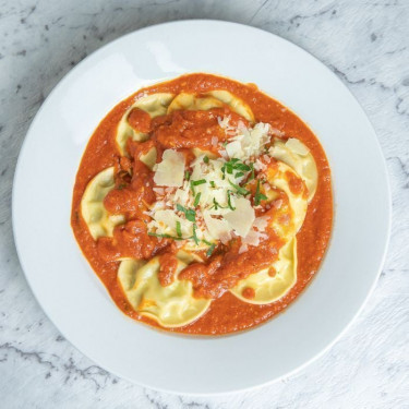 Spinach Ricotta Raviolini With Napoli