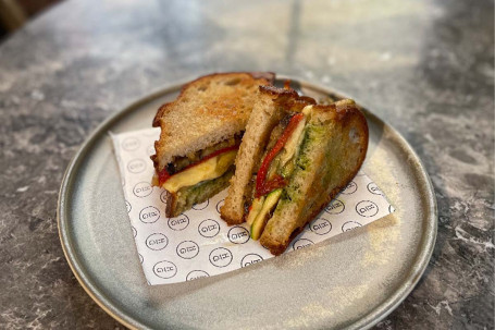 Eggplant Capsicum Toastie