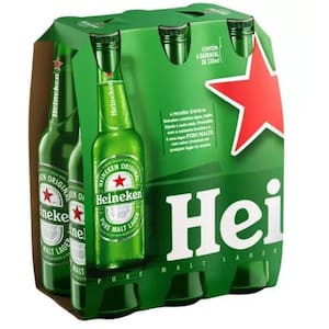 Cerveja Heineken Pilsen 330Ml Com 6 Unidades