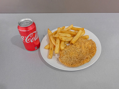 Schnitzel, Chips And 375Ml Variety